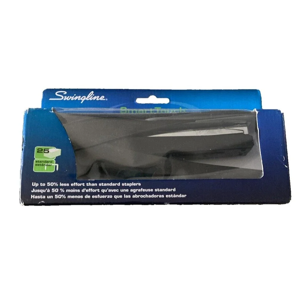 Swingline SmartTouch Stapler-Full Strip 25-Sheet Capacity-Black-SWI66503-NIB